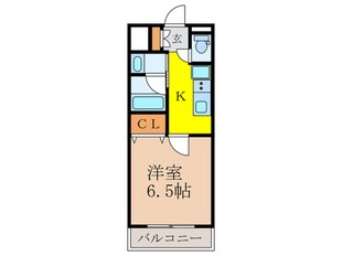 ミッドコート東三国の物件間取画像